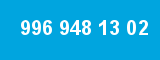 996 948 13 02 996 948 13 02